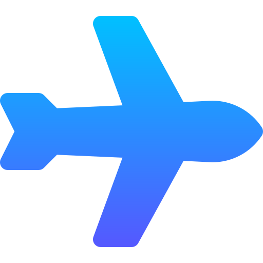 avión Basic Gradient Gradient icono