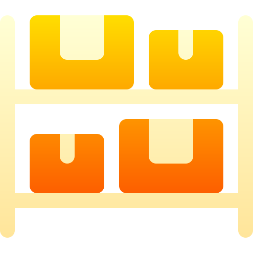 배달 상자 Basic Gradient Gradient icon
