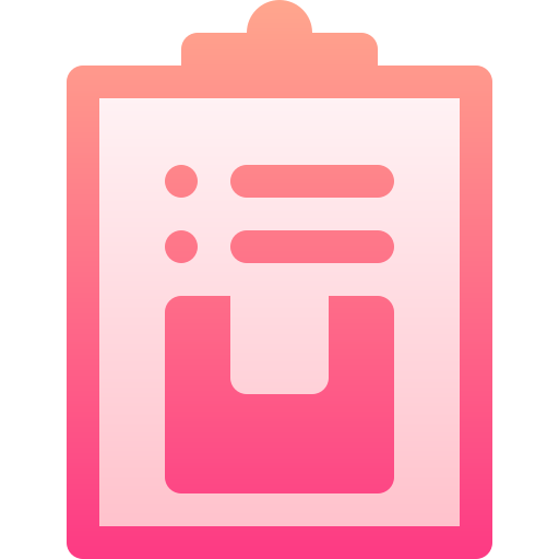 클립 보드 Basic Gradient Gradient icon