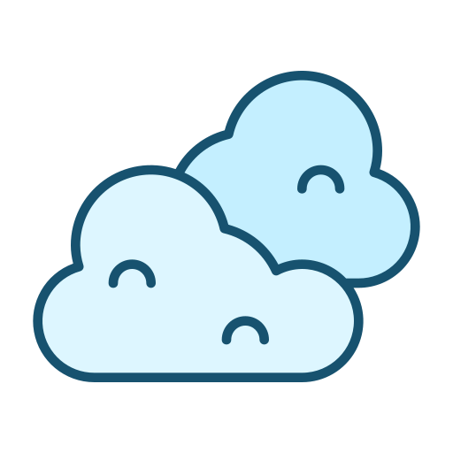 nube Generic Blue icono