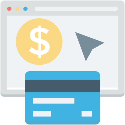 Online banking Creative Stall Premium Flat icon