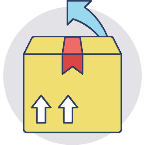 Return box Generic Rounded Shapes icon
