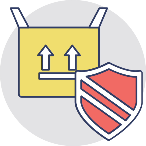 Delivery insurance Generic Rounded Shapes icon