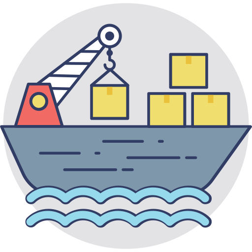 barco de carga Generic Rounded Shapes icono