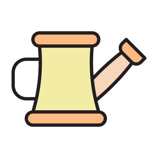 Watering can Generic Outline Color icon