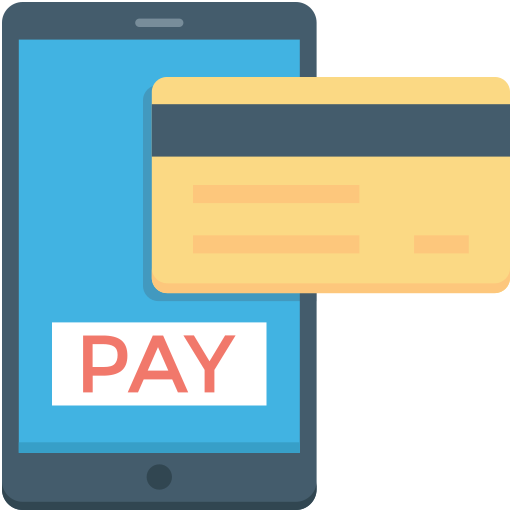 Online payment Creative Stall Premium Flat icon