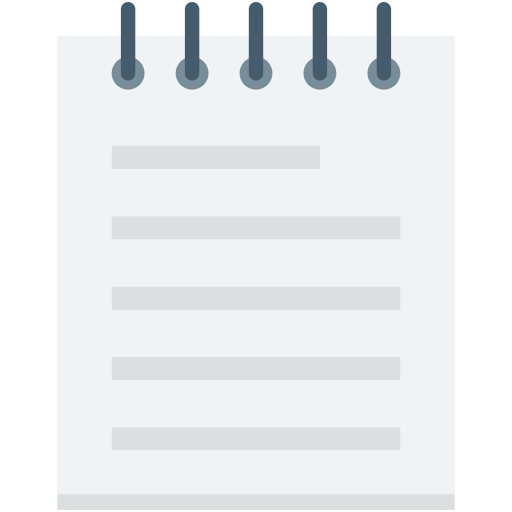 Notebook Creative Stall Premium Flat icon