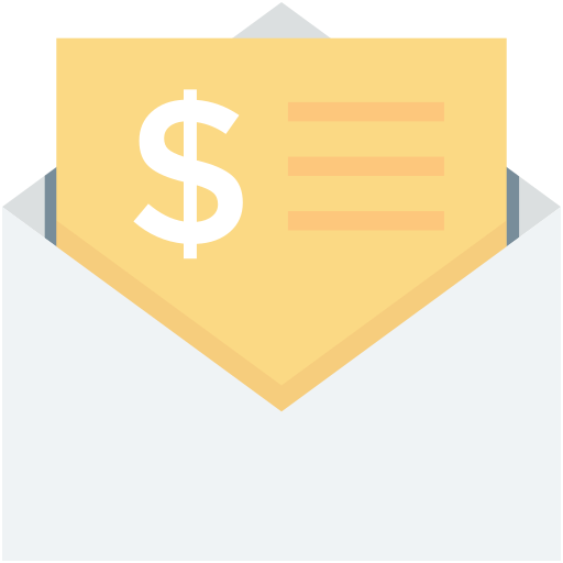 Business mail Creative Stall Premium Flat icon