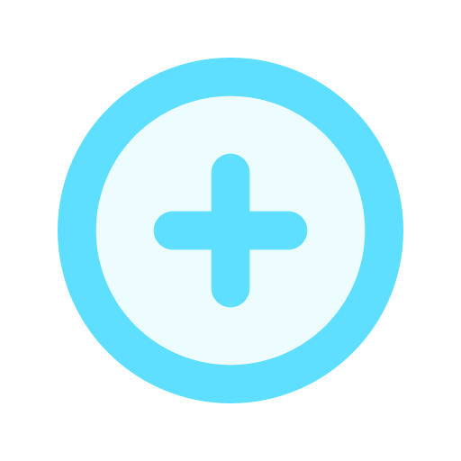 symbol hinzufügen Generic Blue icon