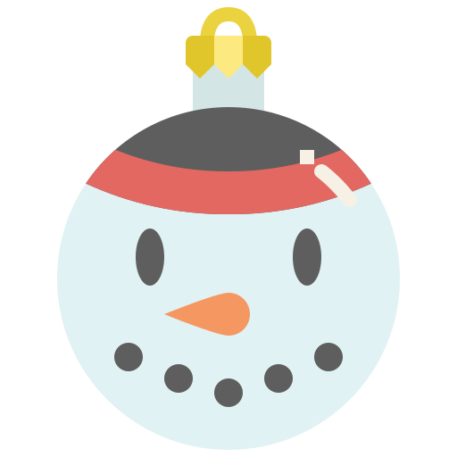 クリスマスボール Generic Flat icon