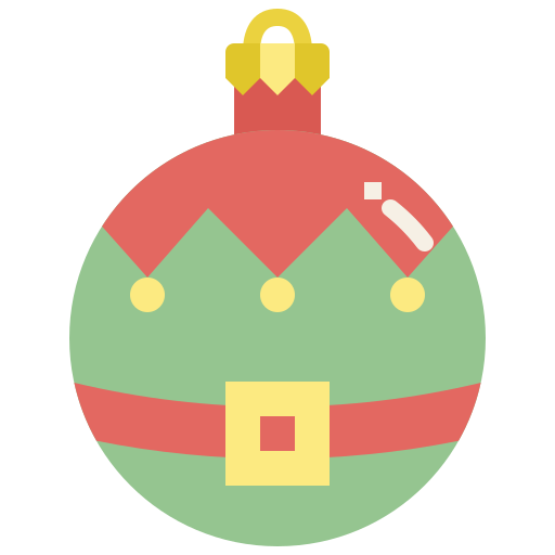 クリスマスボール Generic Flat icon