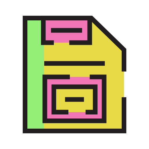 Diskette Generic Outline Color icon