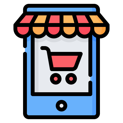 Online shop Generic Outline Color icon