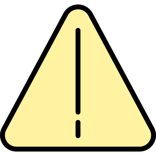 znak informujący o niebezpieczeństwie Generic Outline Color ikona