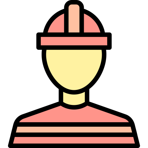 消防士 Generic Outline Color icon
