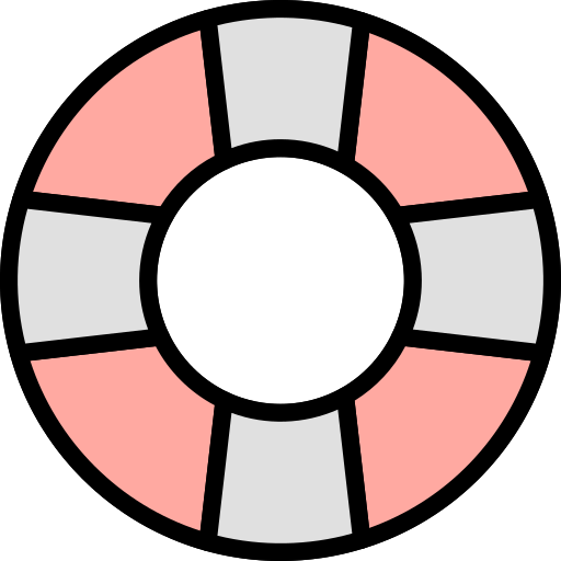 Спасательный круг Generic Outline Color иконка