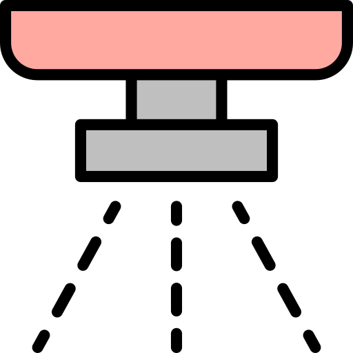 Smoke detector Generic Outline Color icon