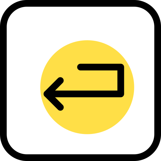 Arrow left Generic Rounded Shapes icon
