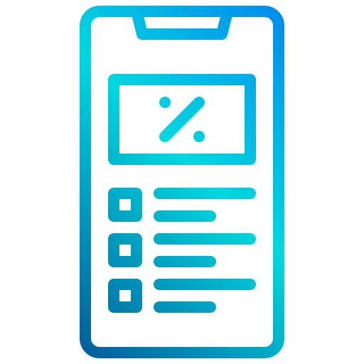 Smartphone xnimrodx Lineal Gradient icon