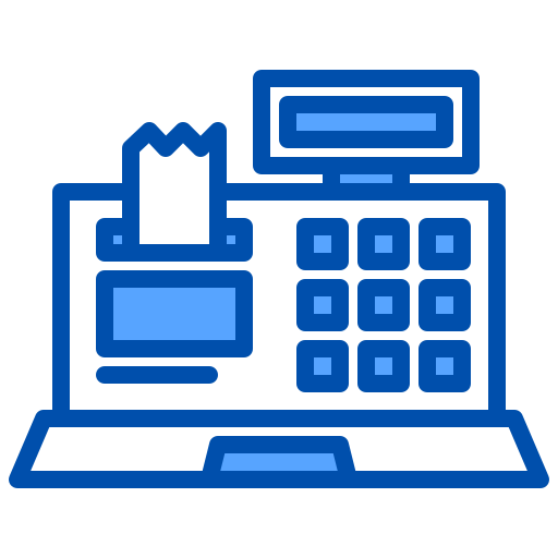 Cash register xnimrodx Blue icon