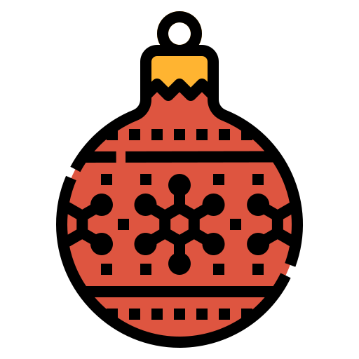クリスマスボール Aphiradee (monkik) Lineal Color icon