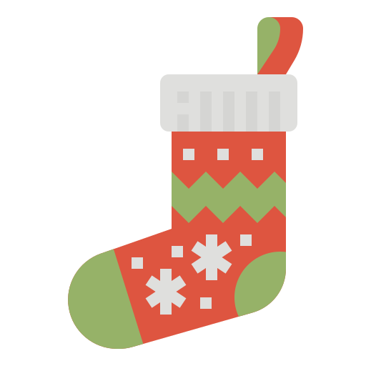 Christmas sock Aphiradee (monkik) Flat icon