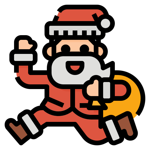 サンタクロース Aphiradee (monkik) Lineal Color icon