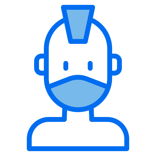 Man Payungkead Blue icon