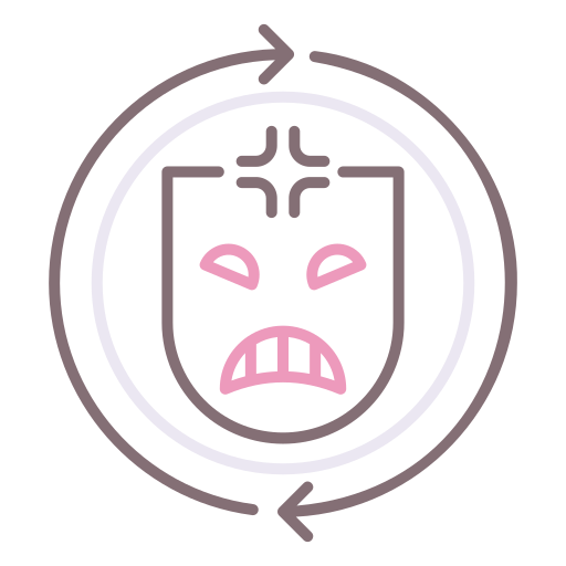 Anger Flaticons Lineal Color icon