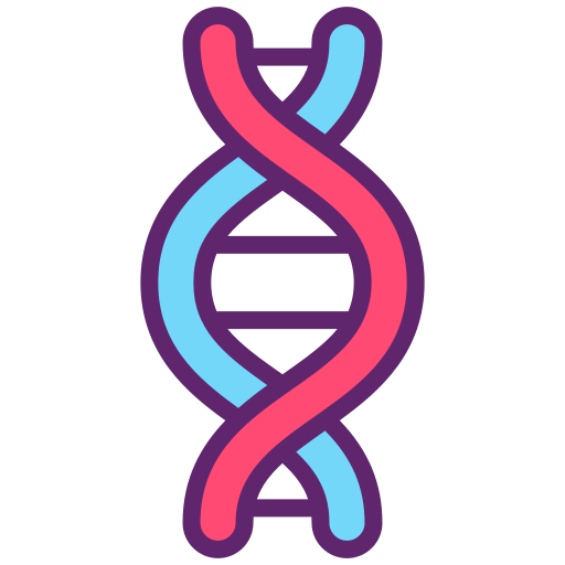 dna Flaticons Lineal Color icon