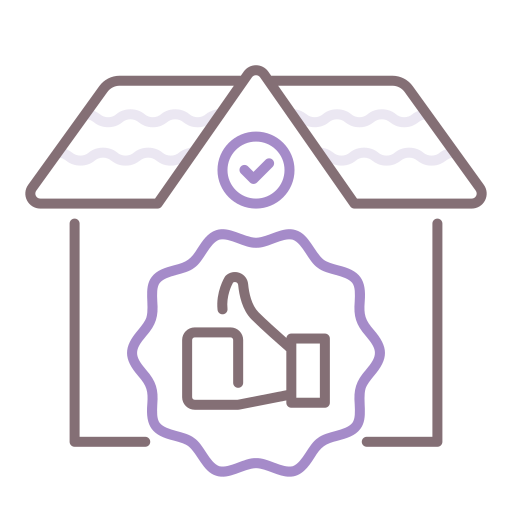 Stay at home Flaticons Lineal Color icon