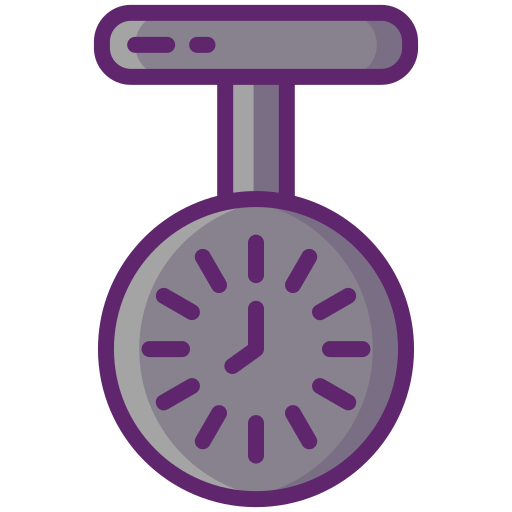 reloj Flaticons Lineal Color icono