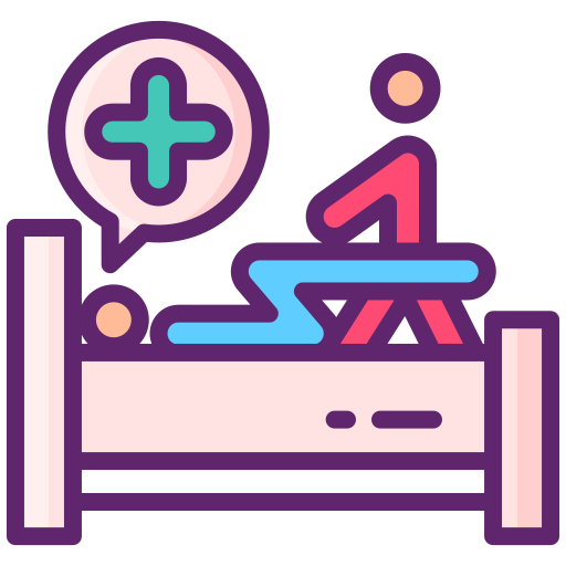 fysiotherapie Flaticons Lineal Color icoon