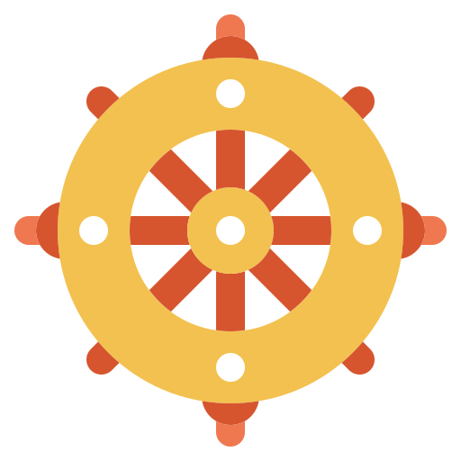 rueda del dharma Surang Flat icono
