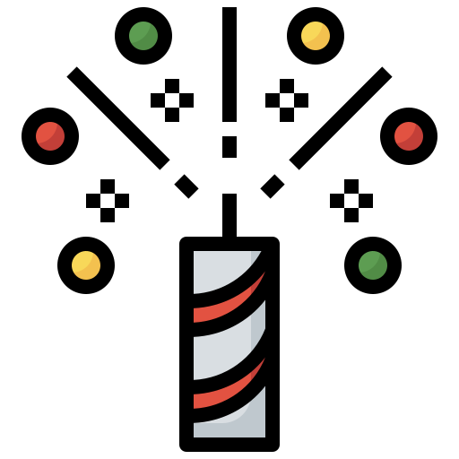 feuerwerk Surang Lineal Color icon