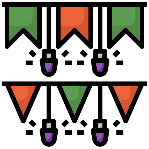 ghirlanda Surang Lineal Color icona