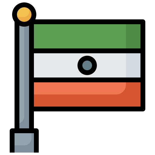 indien Surang Lineal Color icon
