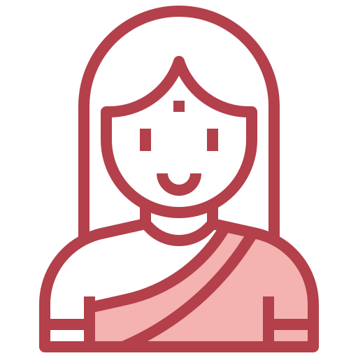 Индийская женщина Surang Red иконка