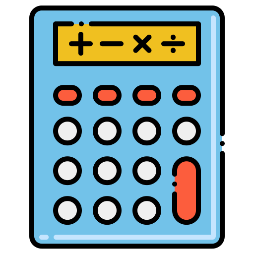 Calculations Flaticons Lineal Color icon