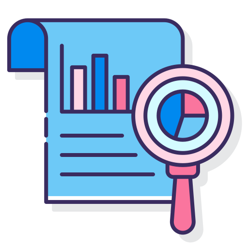 datenanalyse Flaticons Lineal Color icon