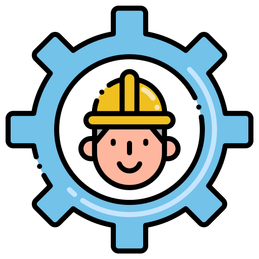 Engineer Flaticons Lineal Color icon