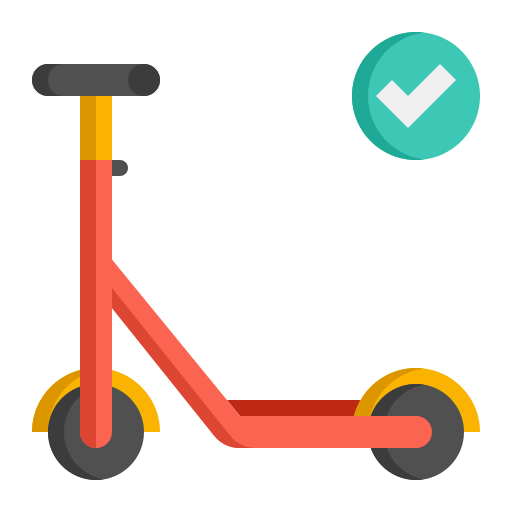 Kick scooter Flaticons Flat icon