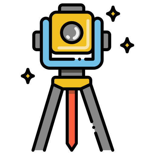 gyrotheodolite Flaticons Lineal Color icon