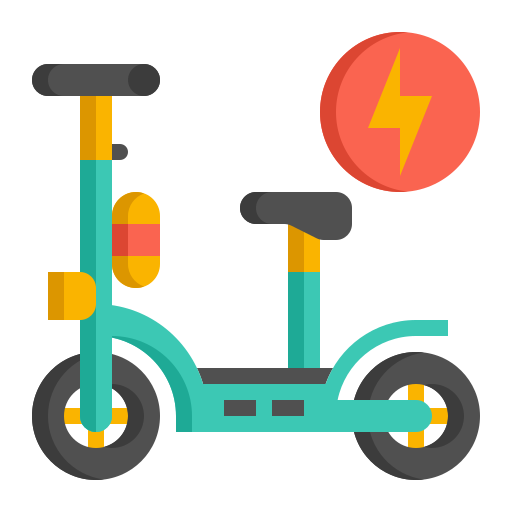 scooter Flaticons Flat icono