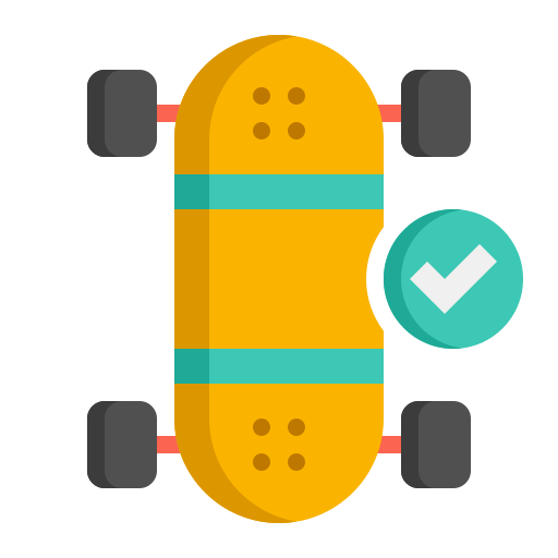 スケートボード Flaticons Flat icon