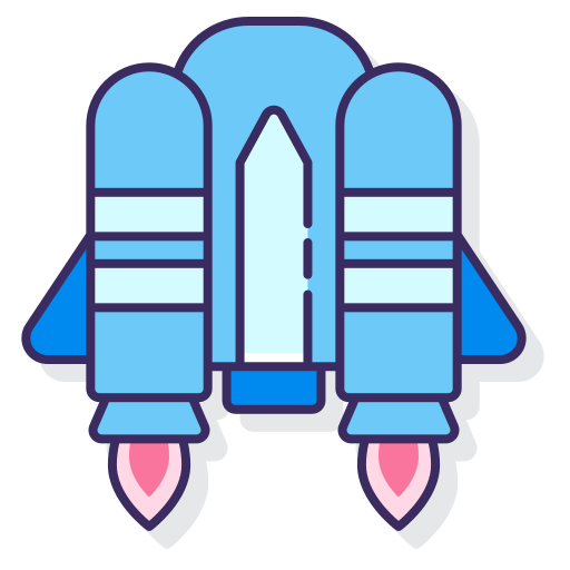 jet pack Flaticons Lineal Color icono