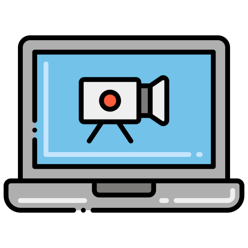 videokonferenz Flaticons Lineal Color icon