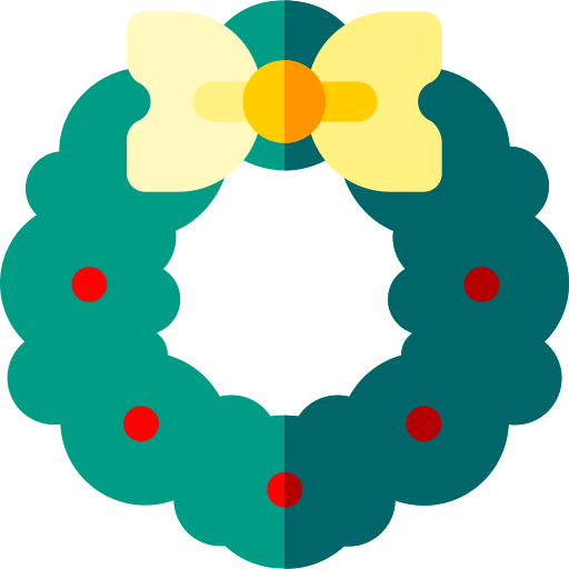 Wreath Basic Rounded Flat icon