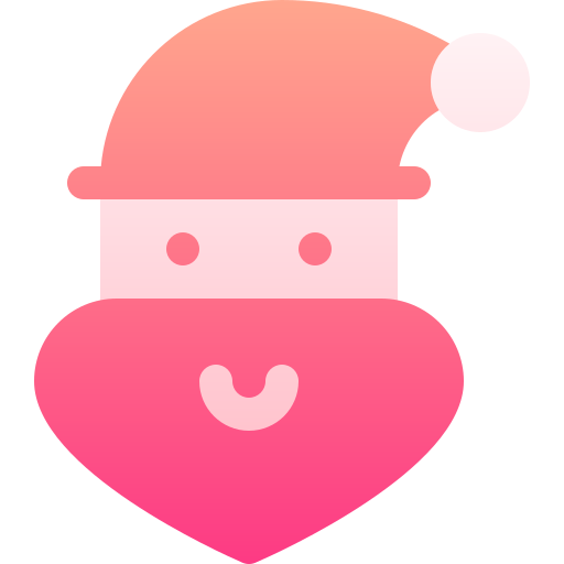 Santa Basic Gradient Gradient icon