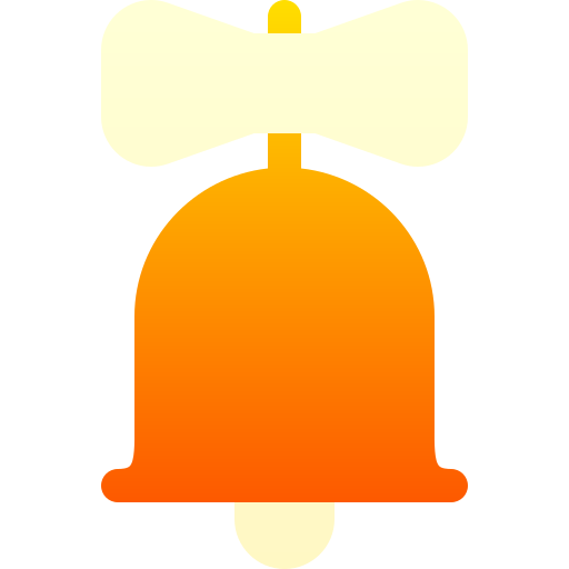Świąteczny dzwonek Basic Gradient Gradient ikona